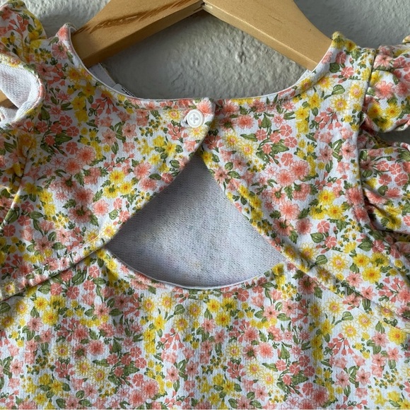 Janie and Jack Floral Top Girls Toddler 3 Ruffle Sleeve - Picture 7 of 9